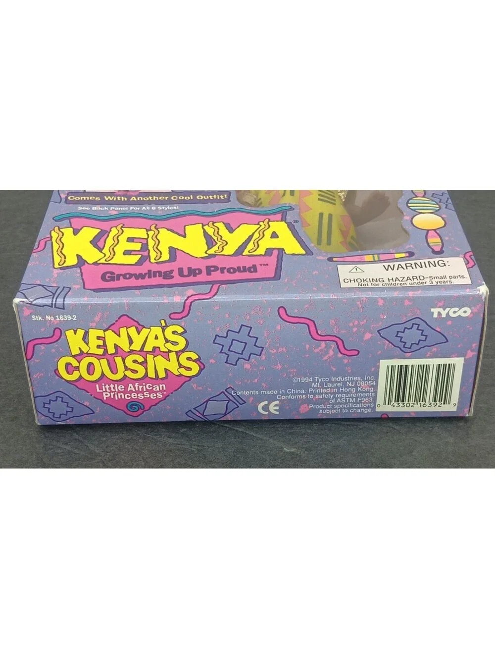 Vtg Tyco Kenya's Cousins Little African Princess Baby Doll NEW 1994 SEALED 16392
